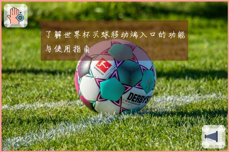 了解世界杯买球移动端入口的功能与使用指南